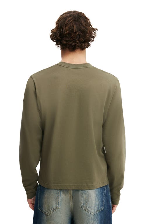 Cotton On Cropped Fit Long Sleeve In Green