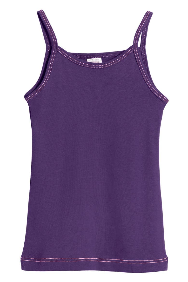 Baby Girls 100% Soft Cotton Camisole, Main, color, Purple