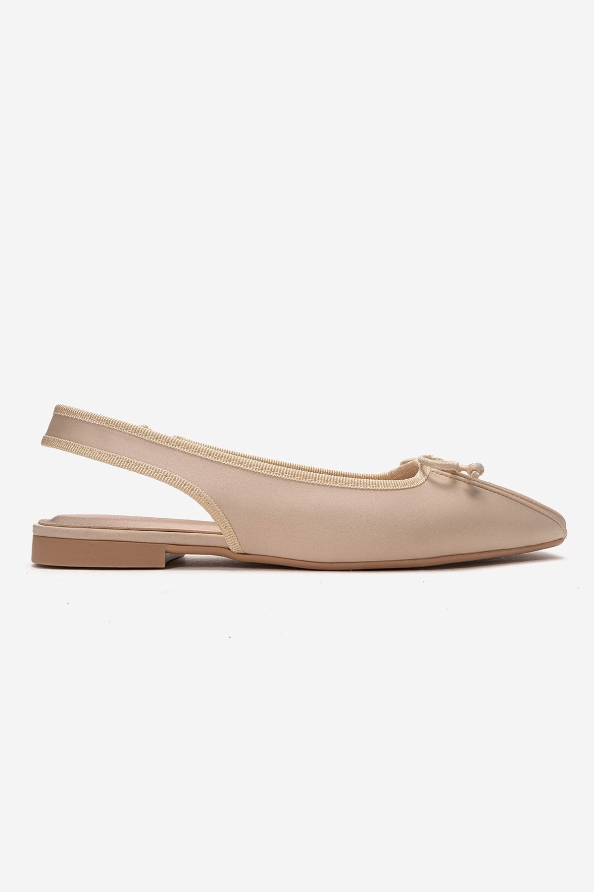Zelvia Bow Slingback Ballet Flat, Alternate, color, Beige