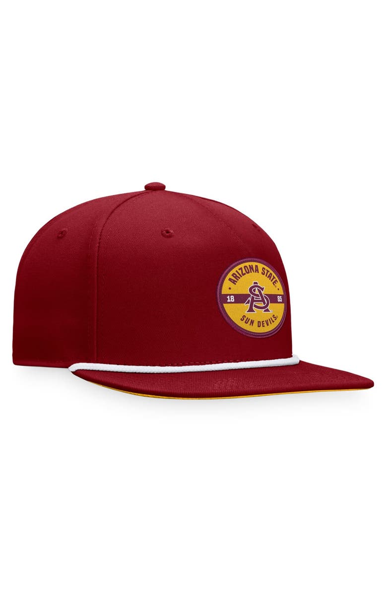 TOP OF THE WORLD Men's Top of the World Maroon Arizona State Sun Devils Bank Hat, Alternate, color, Maroon
