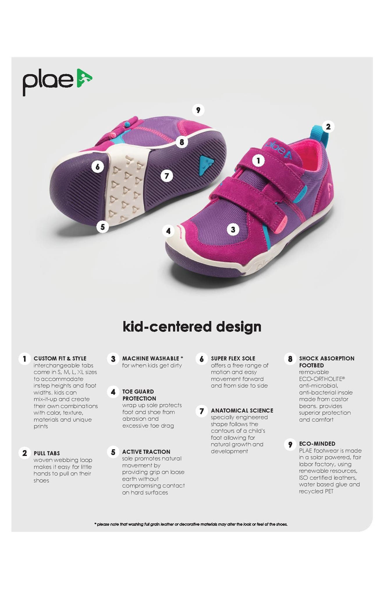Ty Sneaker, Alternate, color, FUCHSIA/ PURPLE