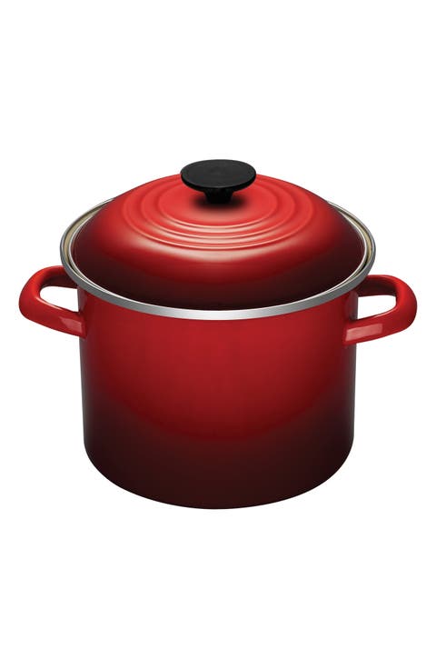 6-Quart Enameled Steel Stockpot