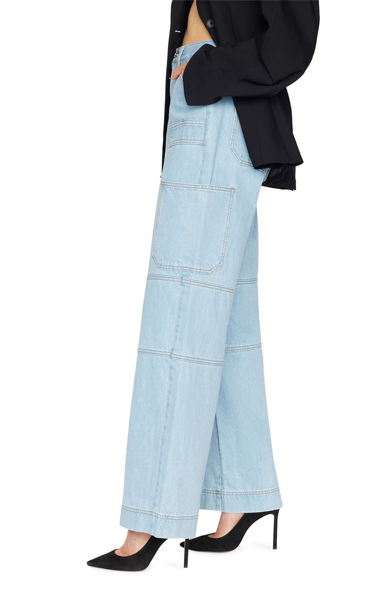 FRAME Oversize Cargo Jeans, Alternate, color,