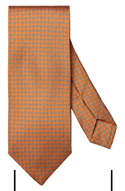 Micro Floral Silk Tie