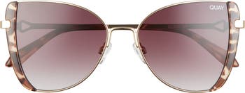 QUAY x Love Island Glow Up 55mm Cat Eye Sunglasses  display picture 3