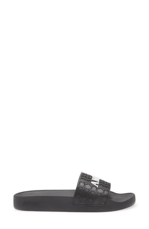 Amiri Ma Quad Logo-embossed Slides