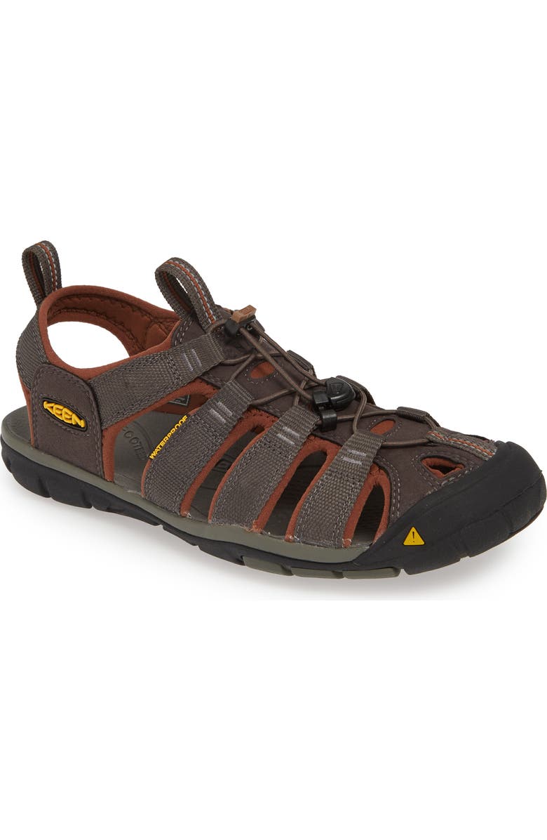 KEEN 'Clearwater CNX' Sandal, Main, color, Raven/Tortoise Shell