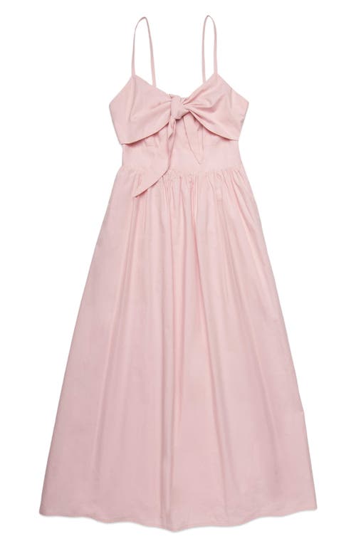 DELUC DELUC PADUA TIE BUST COTTON SUNDRESS