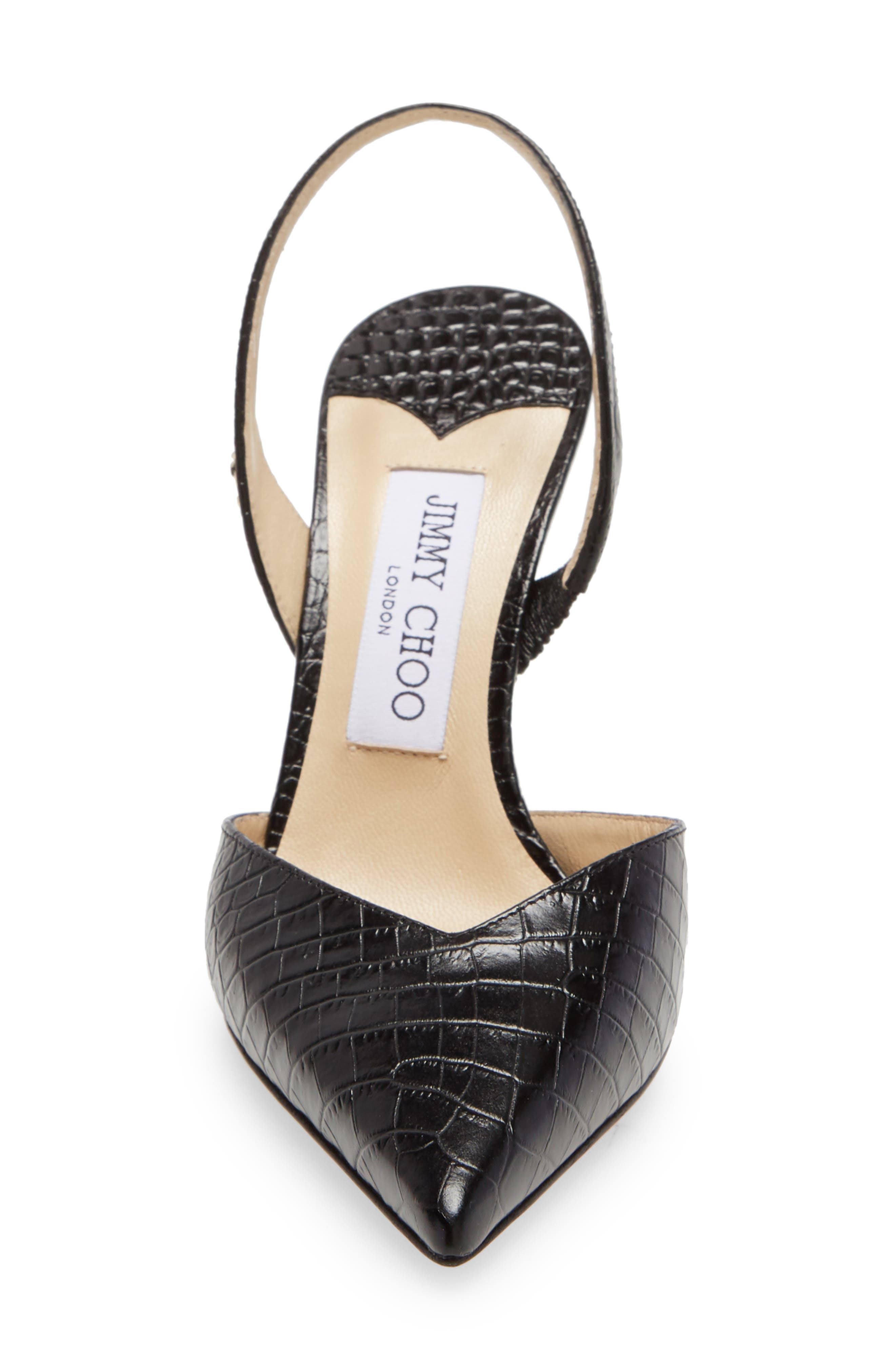 Jimmy Choo Thandi Embossed Slingback Pump, Alternate, color, 