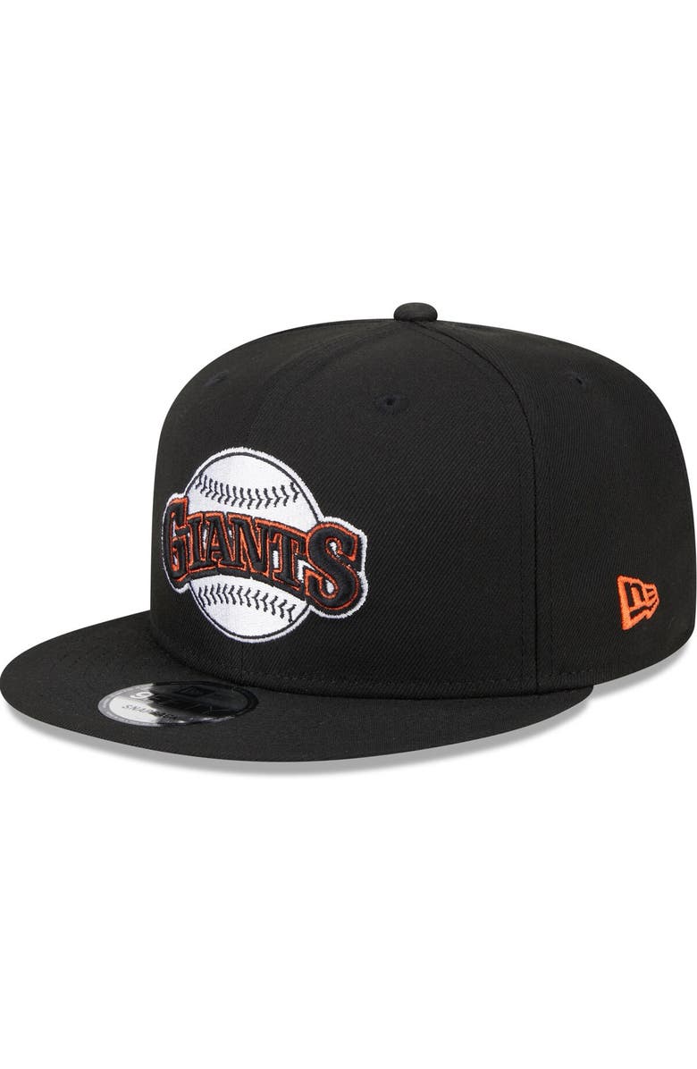 New Era Men's New Era  Black San Francisco Giants 2024 Batting Practice 9FIFTY Snapback Hat, Main, color, Black