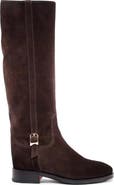 Santoni Suede Riding Boot