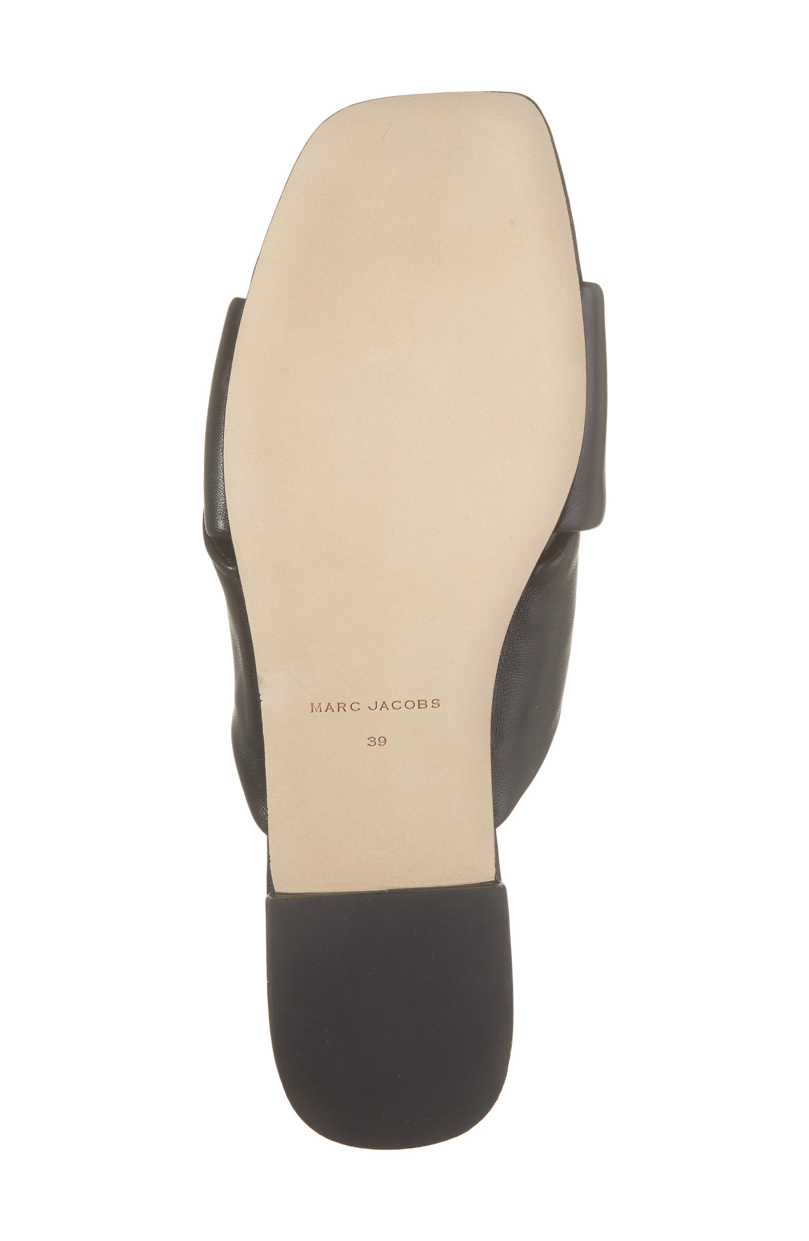 Marc Jacobs The Pop J Marc Slide Sandal, Alternate, color, Black