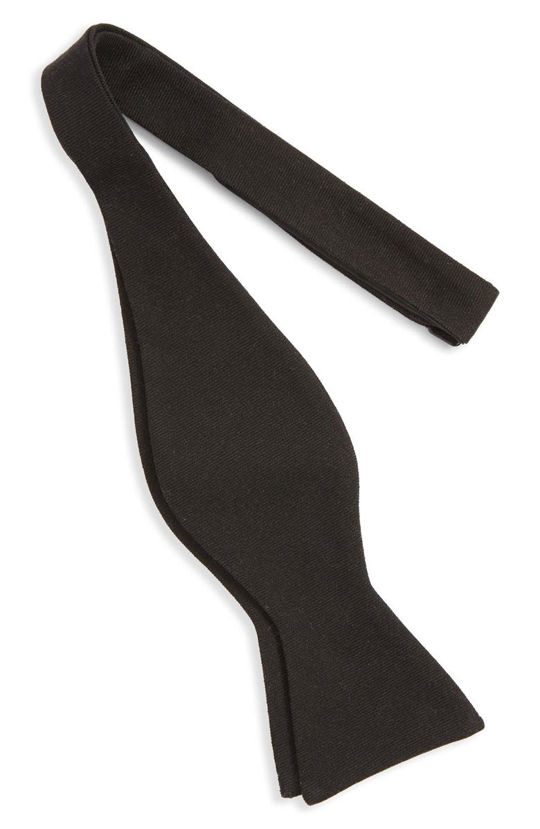 Ted Baker London Solid Wool & Silk Bow Tie, Alternate, color,