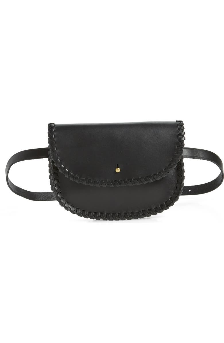 Madewell Whipstitch Belt Bag, Main, color,
