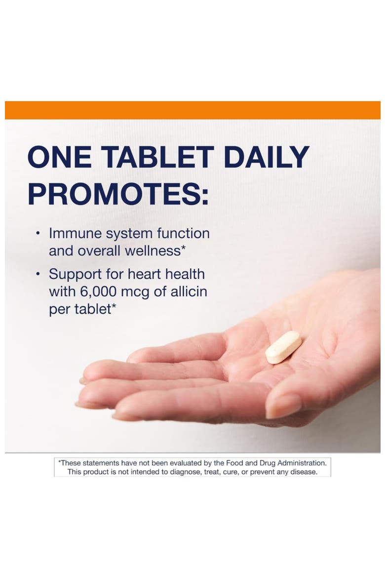 SuperGarlic High-Potency Garlic Supplement 90 Tablets, Alternate, color, None