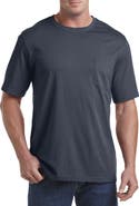 Harbor Bay by DXL Big & Tall Moisture-Wicking Pocket T-Shirt