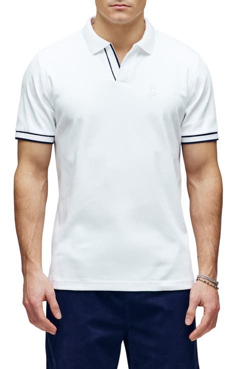 Kendall Johnny Collar Cotton Polo