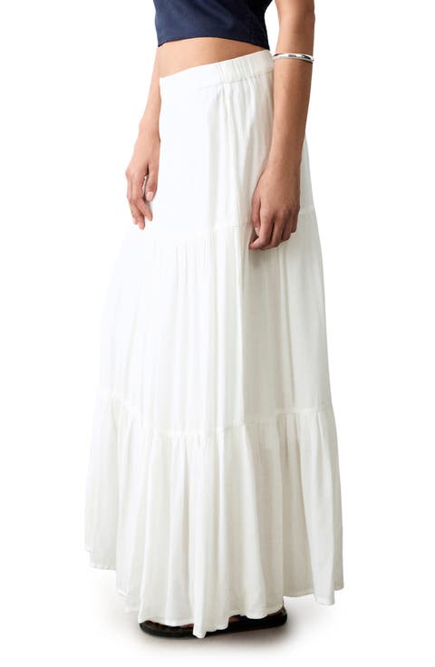 Tiered Maxi Skirt