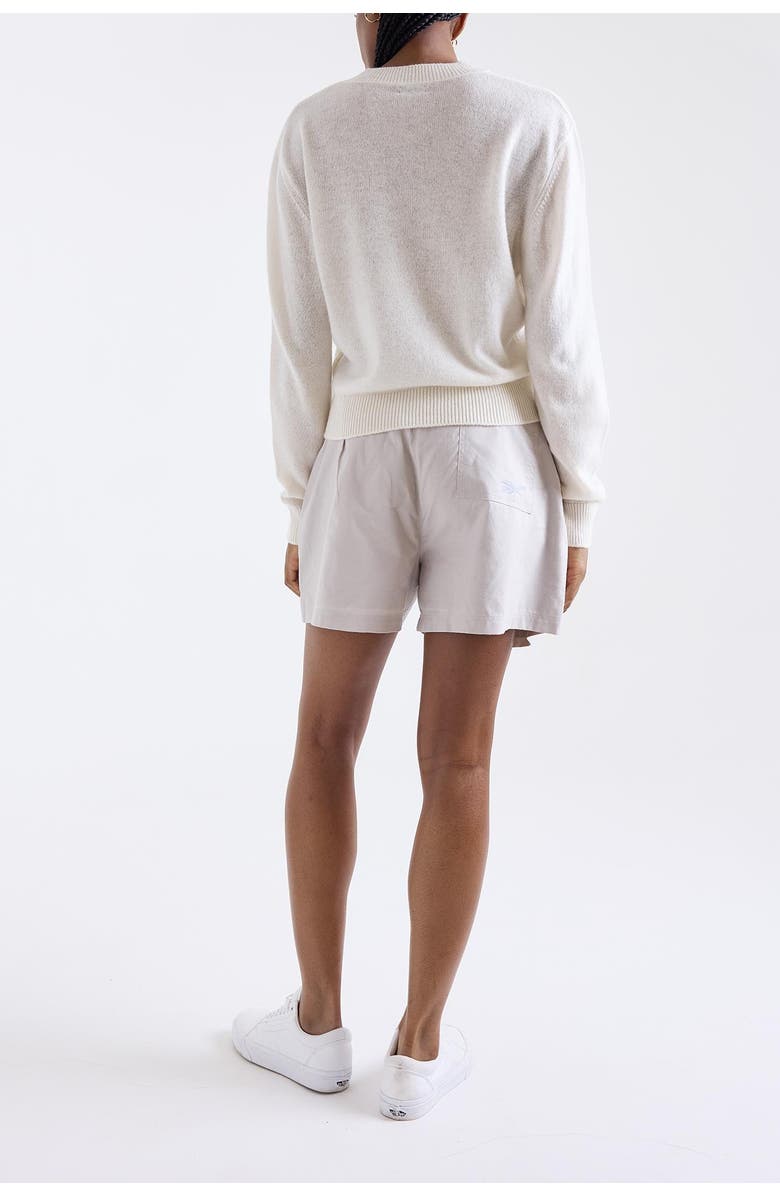 1982 Vee V-Neck 100% Cashmere Sweater, Alternate, color, Natural White