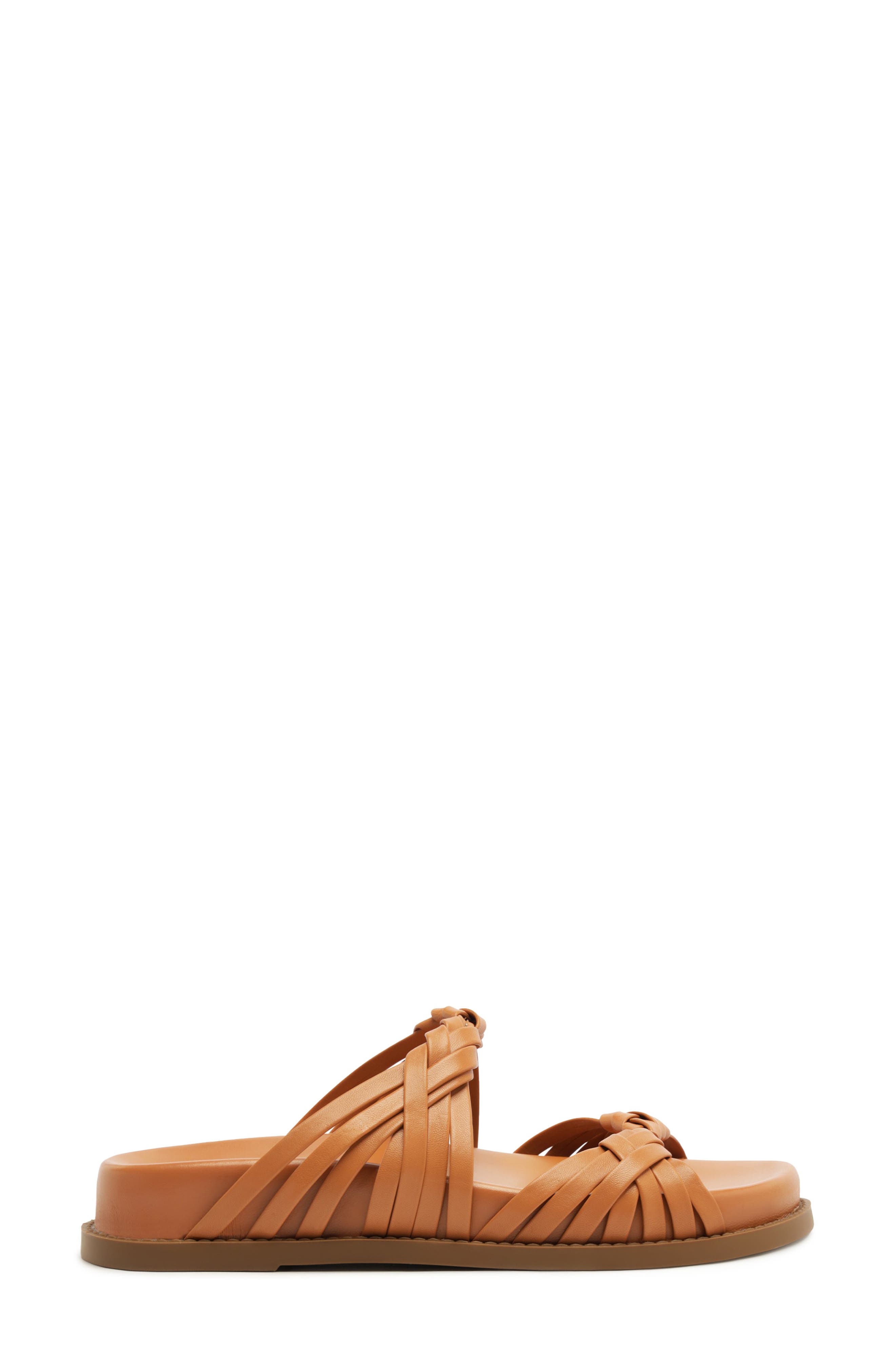 Schutz Tara Sporty Braided Sandal, Alternate, color, Earth Clay