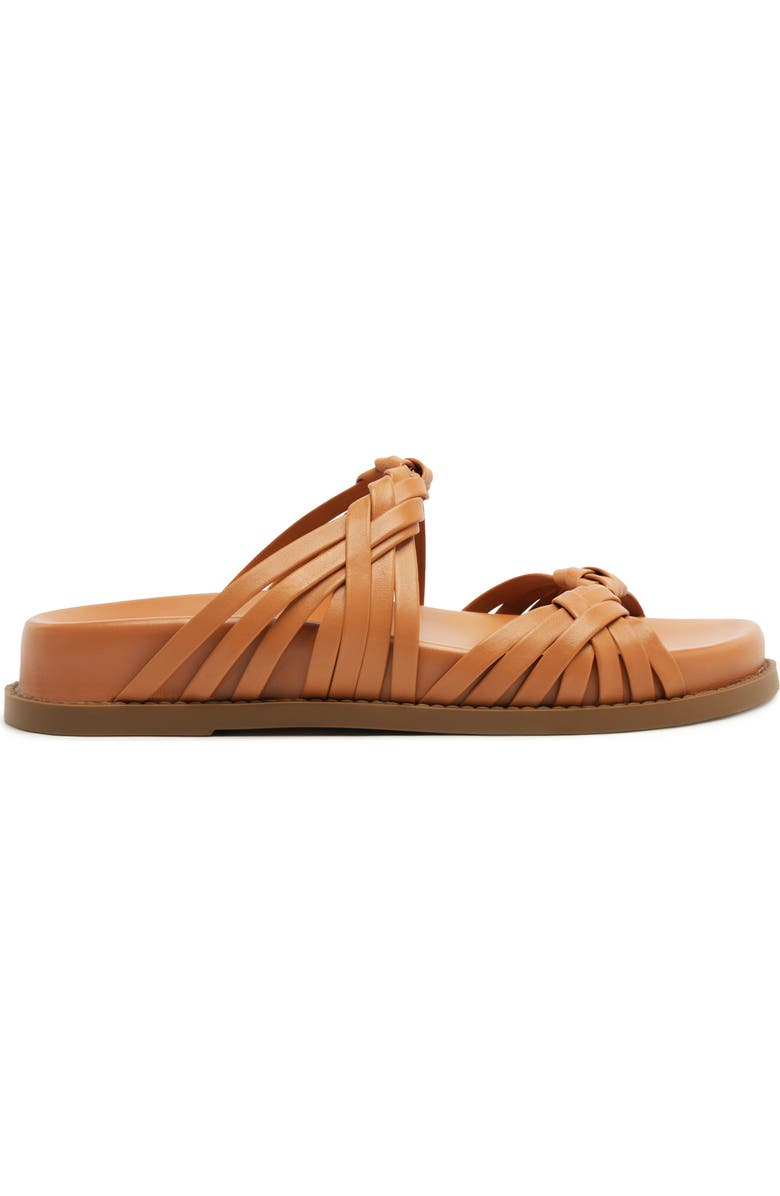 Schutz Tara Sporty Braided Sandal, Alternate, color, Earth Clay