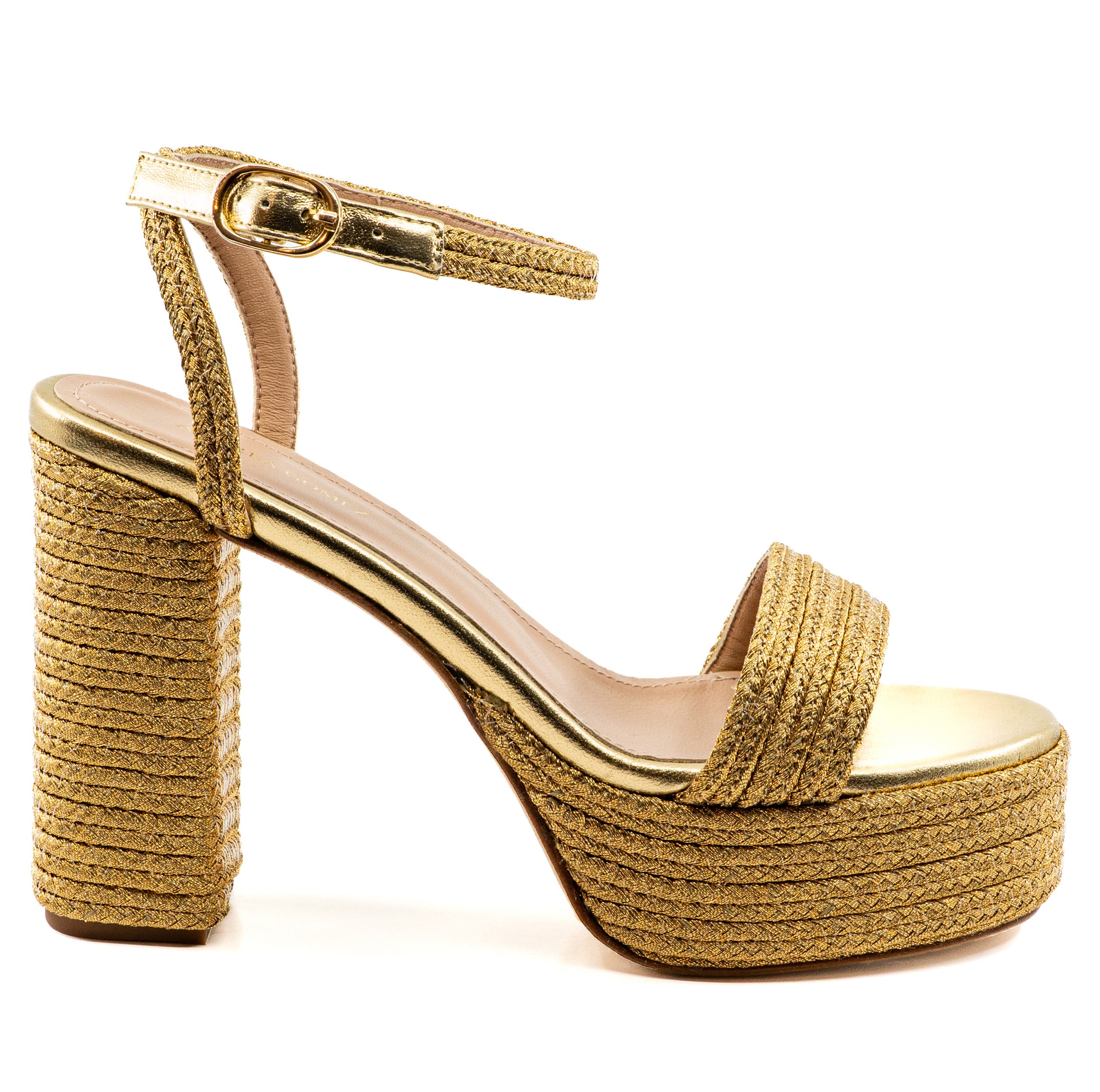 Andrea  Gomez Becka Sandal, Main, color, Gold