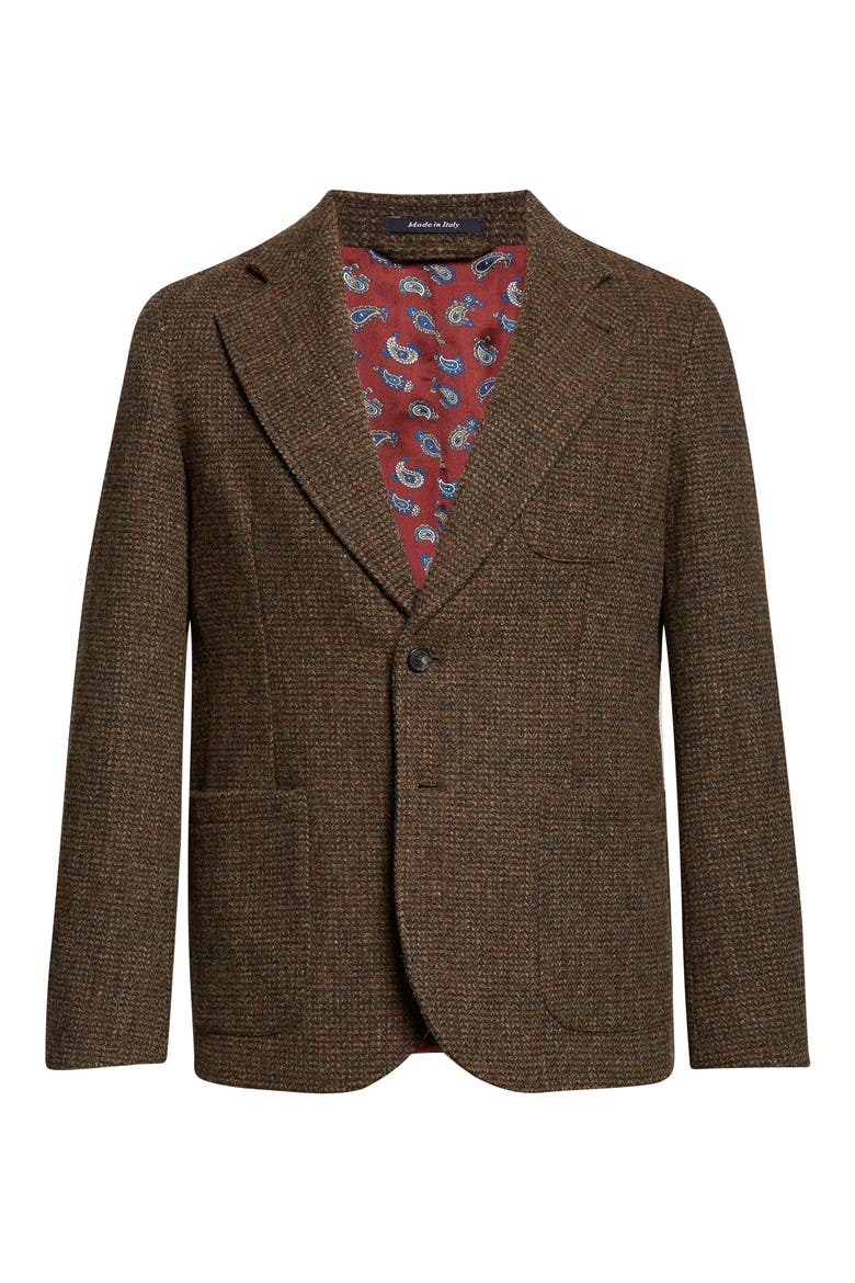 Harris Tweed Wool Sack Jacket (Men) | Nordstrom