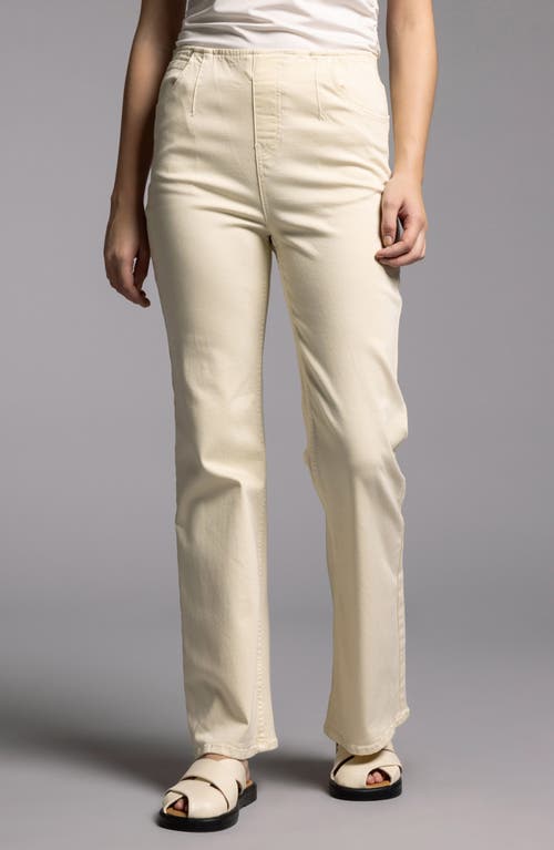 Weekend Los Angeles Manon Twill Pull-on Pants In Ivory