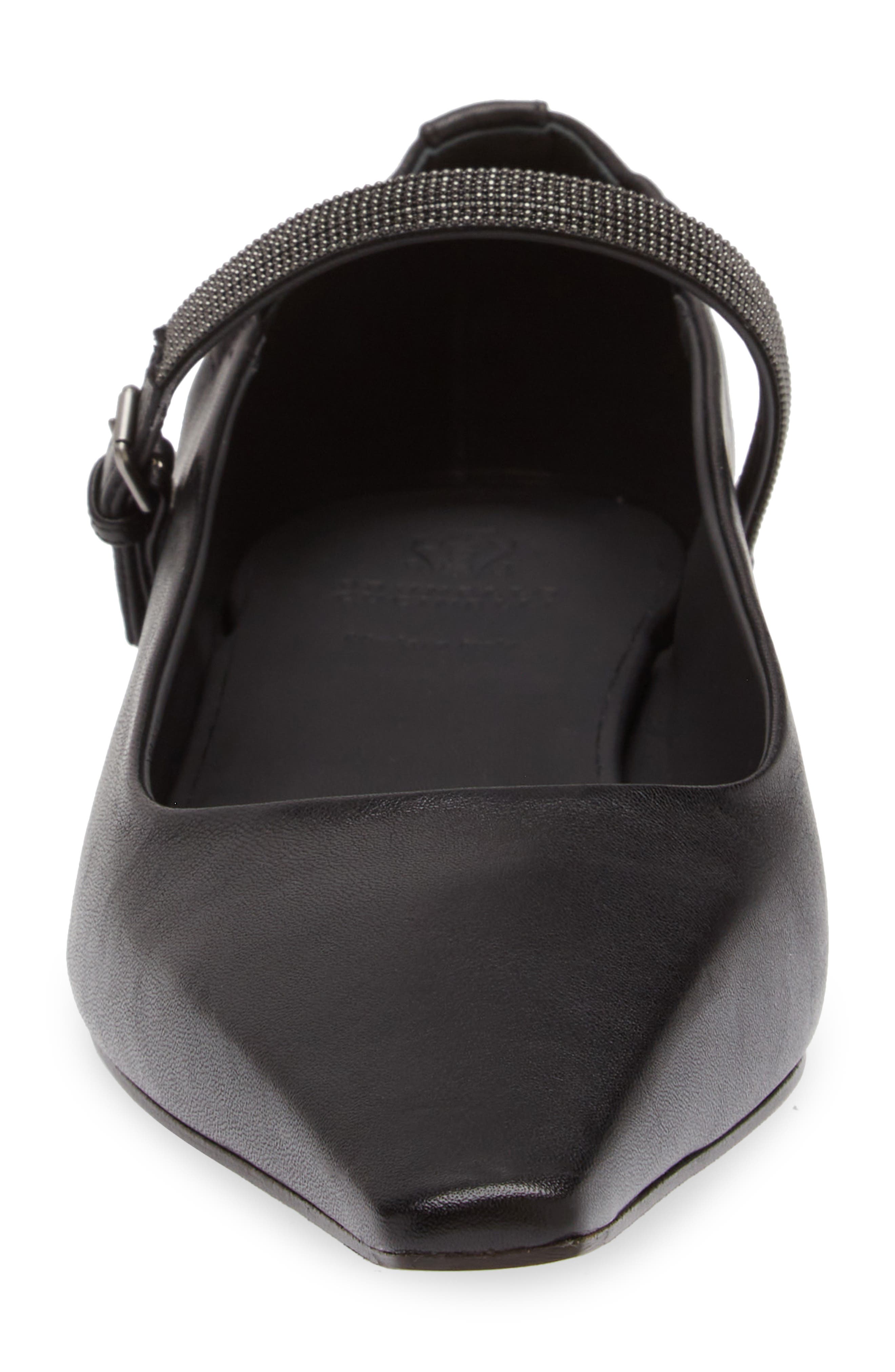 Brunello Cucinelli Monili Beaded Ballerina Flat, Alternate, color, 