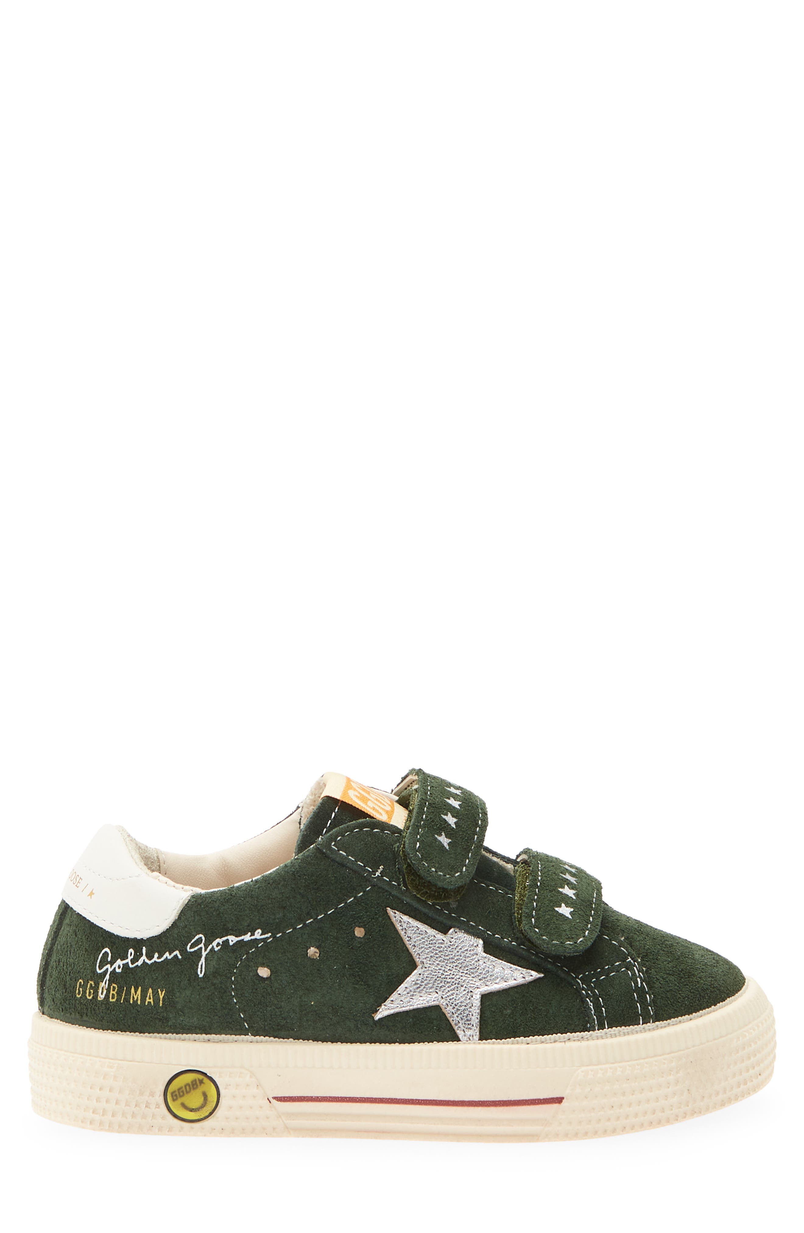 Kids' May Sneaker, Alternate, color, DARK GREEN/ SILVER/ WHITE