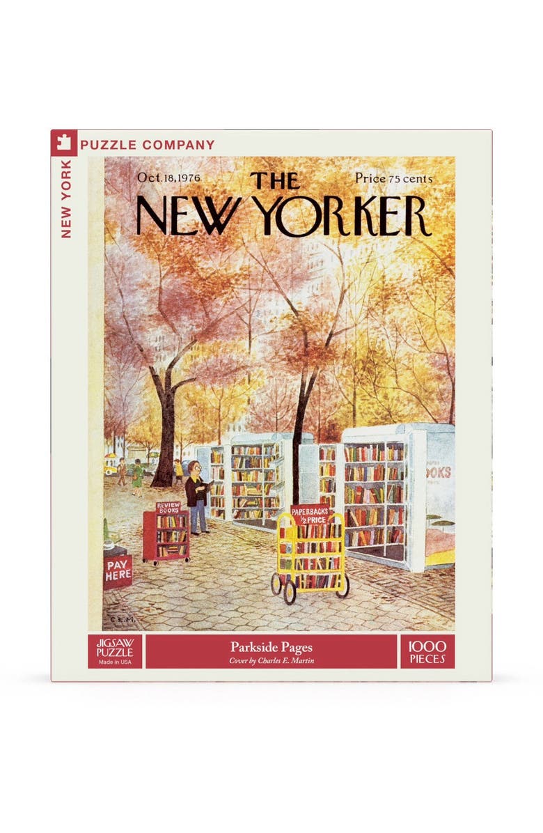 NEW YORK PUZZLE COMPANY Parkside Pages 1000 Piece Puzzle, Main, color, NO COLOR