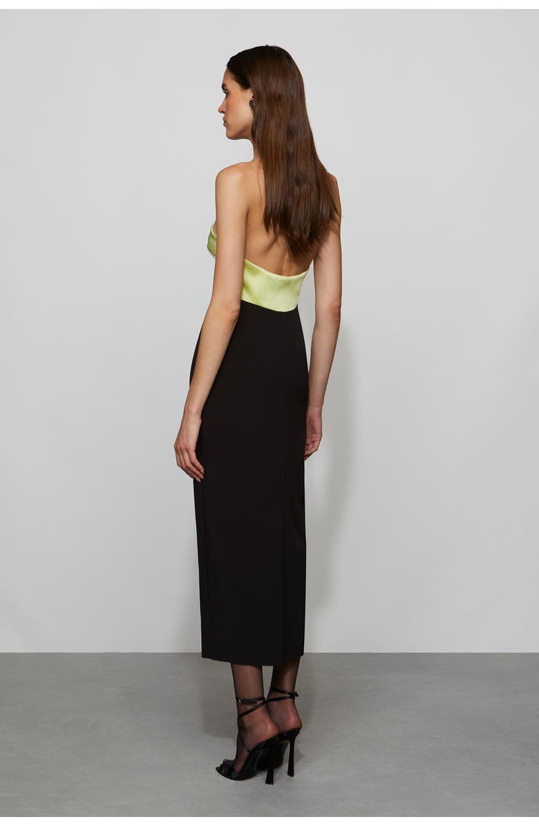 Et Ochs Bridgette Dress, Alternate, color, Black/Celery