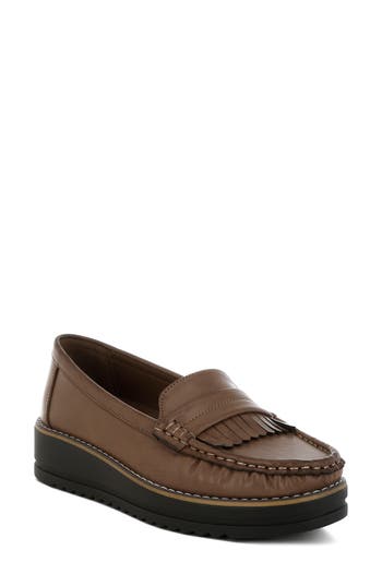 LONDON RAG LONDON RAG CROYDA FRINGE PLATFORM LOAFER 
