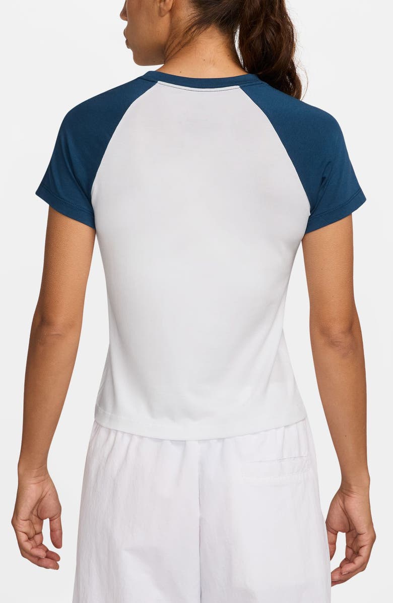 Nike Chill Graphic T-Shirt, Alternate, color, White/ Blue Force