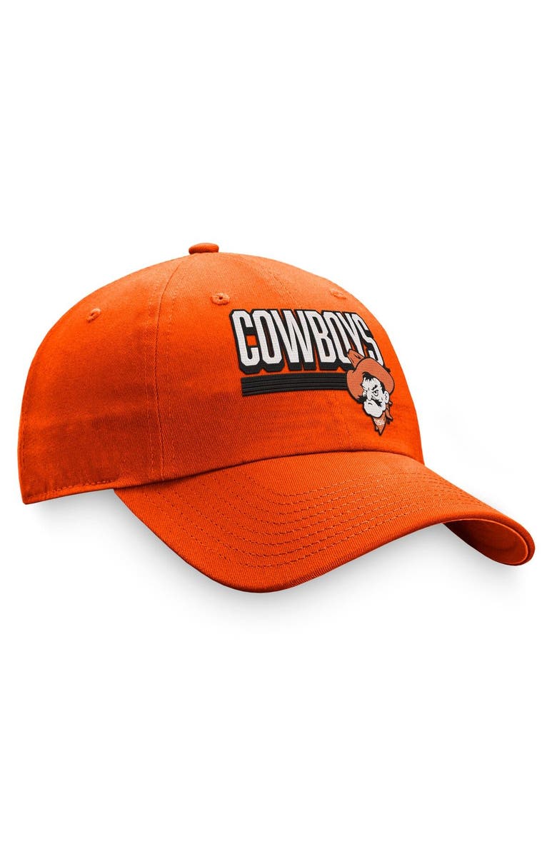 TOP OF THE WORLD Men's Top of the World Orange Oklahoma State Cowboys Slice Adjustable Hat, Alternate, color, Orange