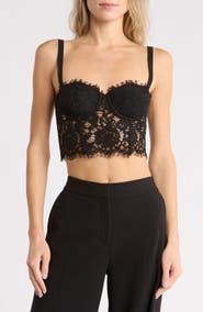 L'AGENCE Raquel Lace Bustier