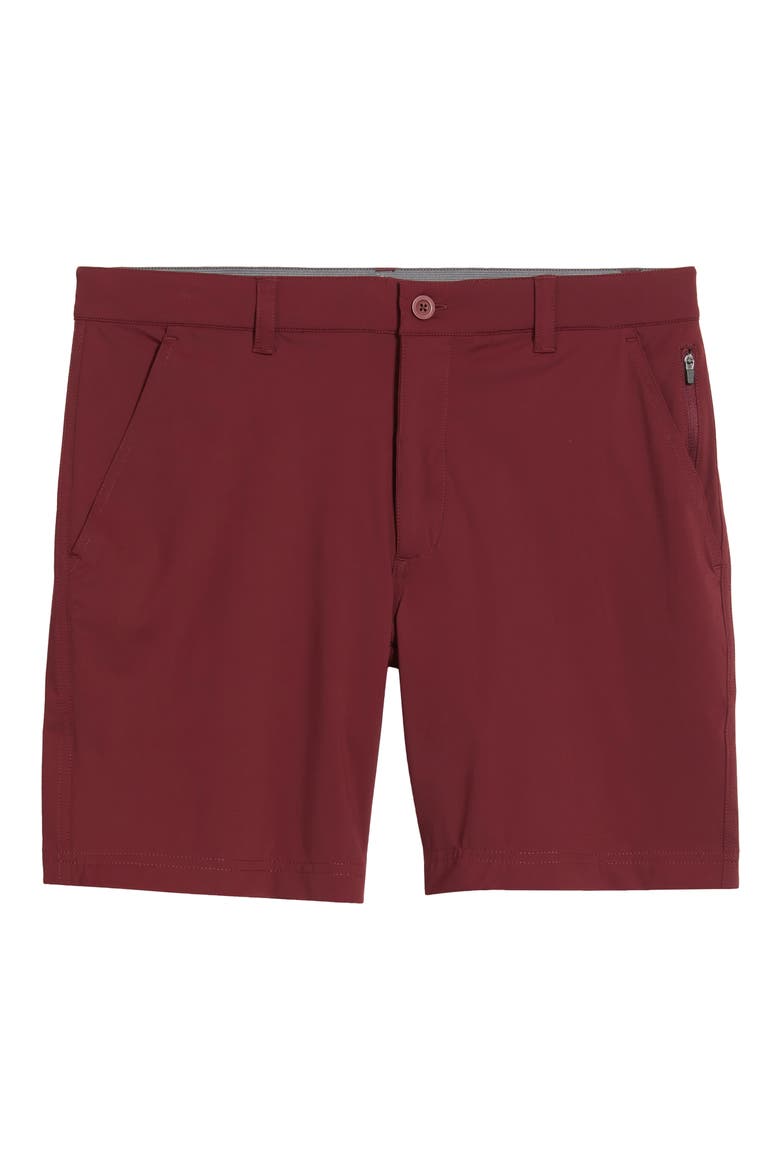 Fairway Performance Shorts, Alternate, color, MAROON