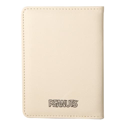 Peanuts Snoopy Woodstock Passport Holder In Neutral
