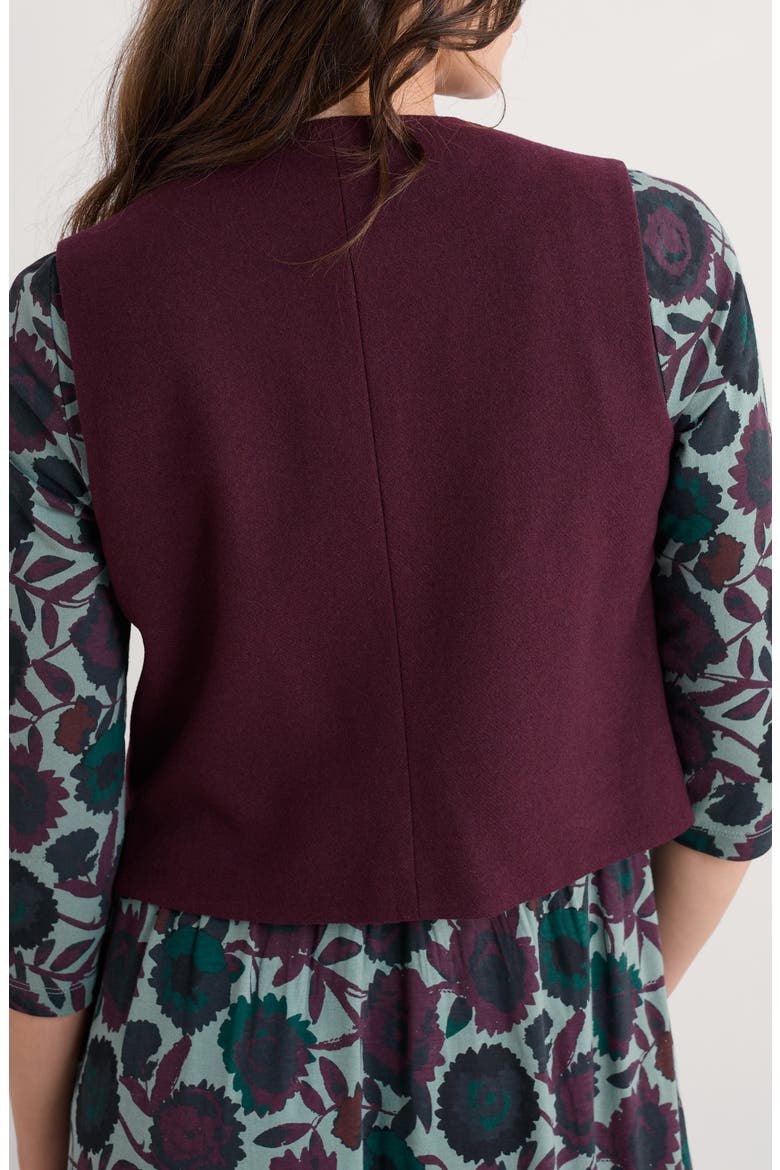 Lowena Recycled Wool Blend Vest, Alternate, color, DARK HELLEBORE
