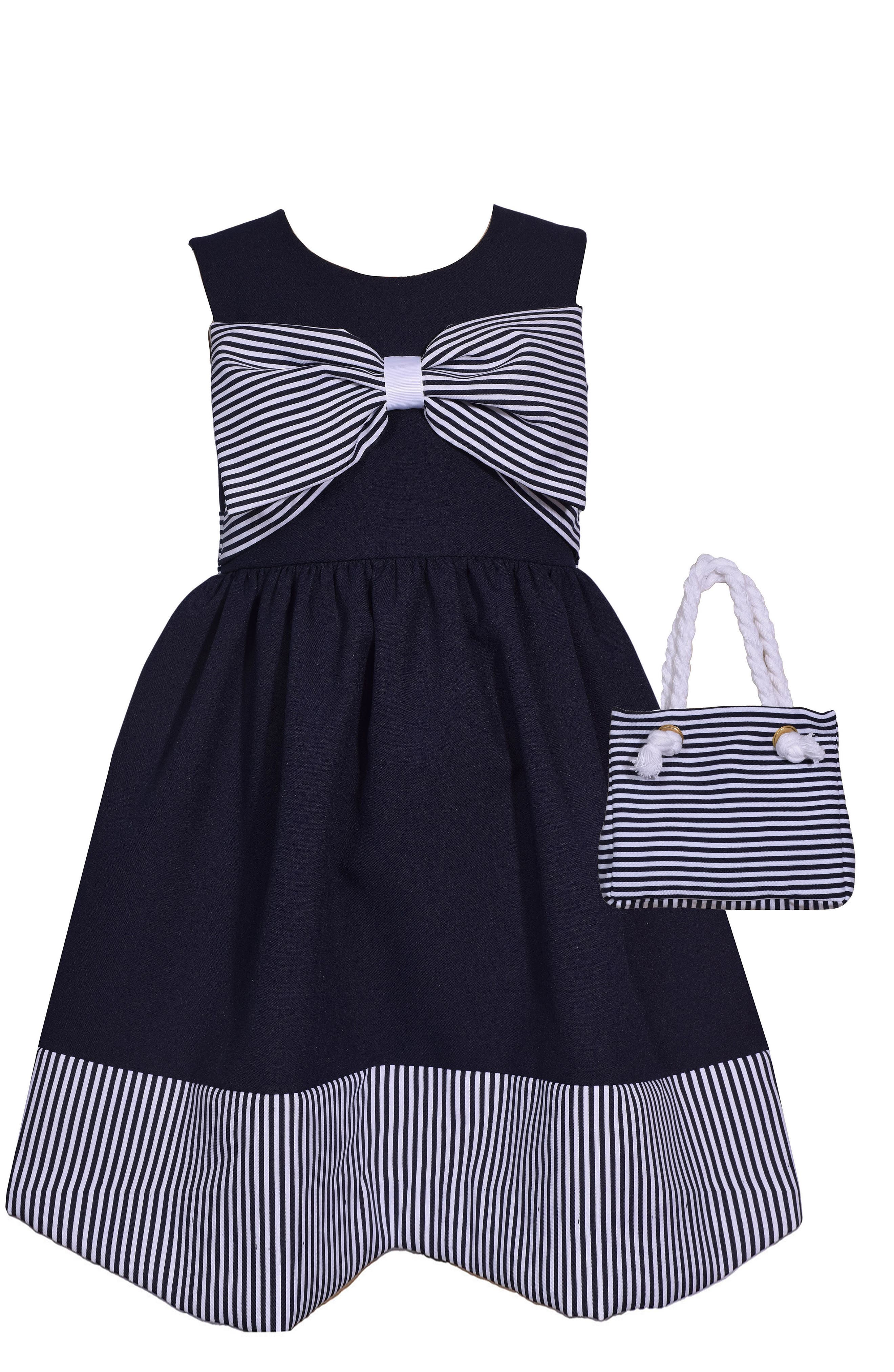 Iris & Ivy Kids' Bow Bodice Dress & Bag