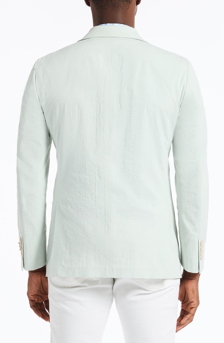 Robert Graham Rayburn Cotton Stretch Seersucker Sport Coat, Alternate, color, Blue