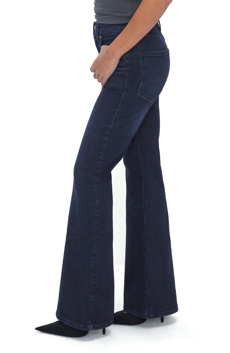 Good American Good Petite Flare Jeans, Alternate, color, Blue004