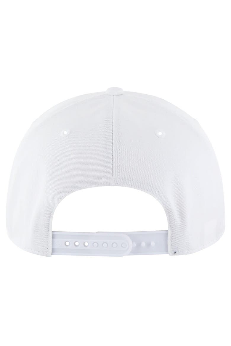Men's '47  White Washington Huskies Local Arch Hitch Snapback Hat, Alternate, color, White
