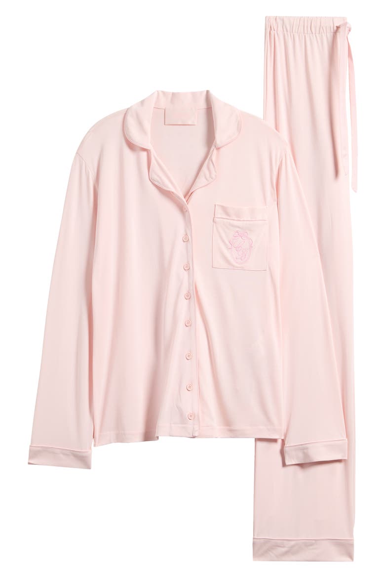 Classic Soft Modal Blend Pajamas, Alternate, color, PINK