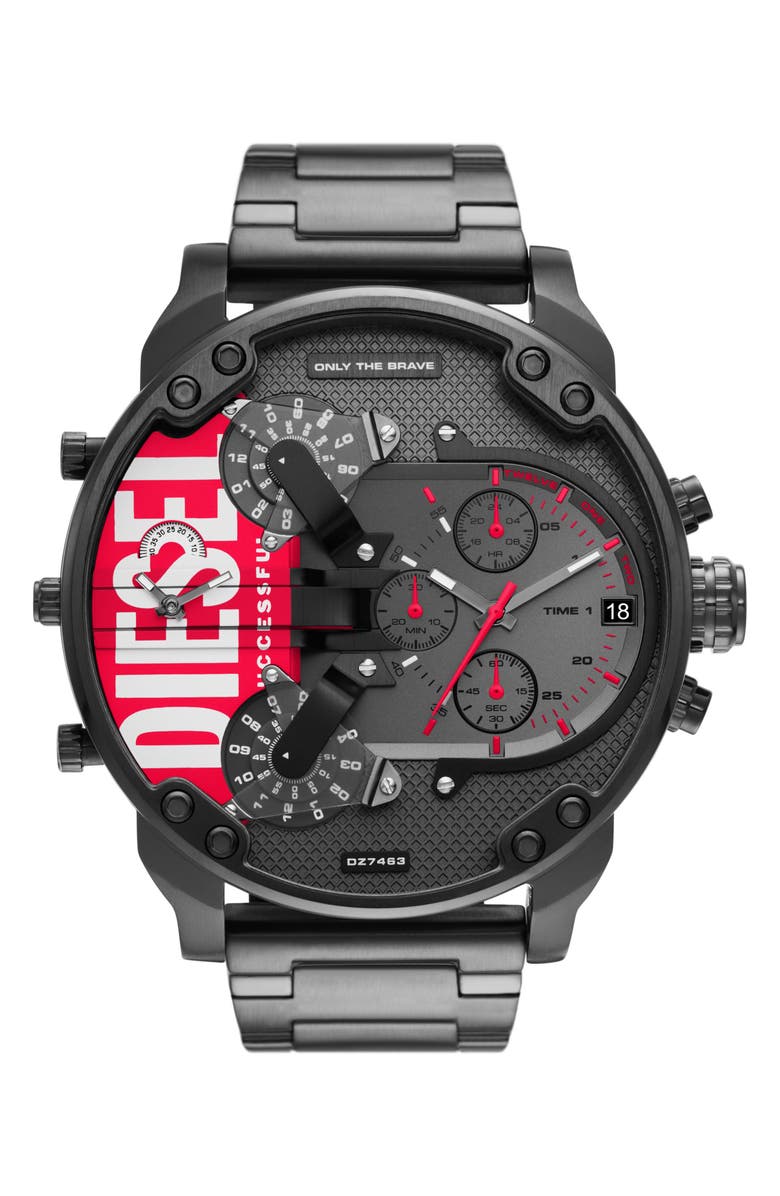 DIESEL<sup>®</sup> Mr. Daddy 2.0 Chronograph Bracelet Watch, 57mm, Main, color,