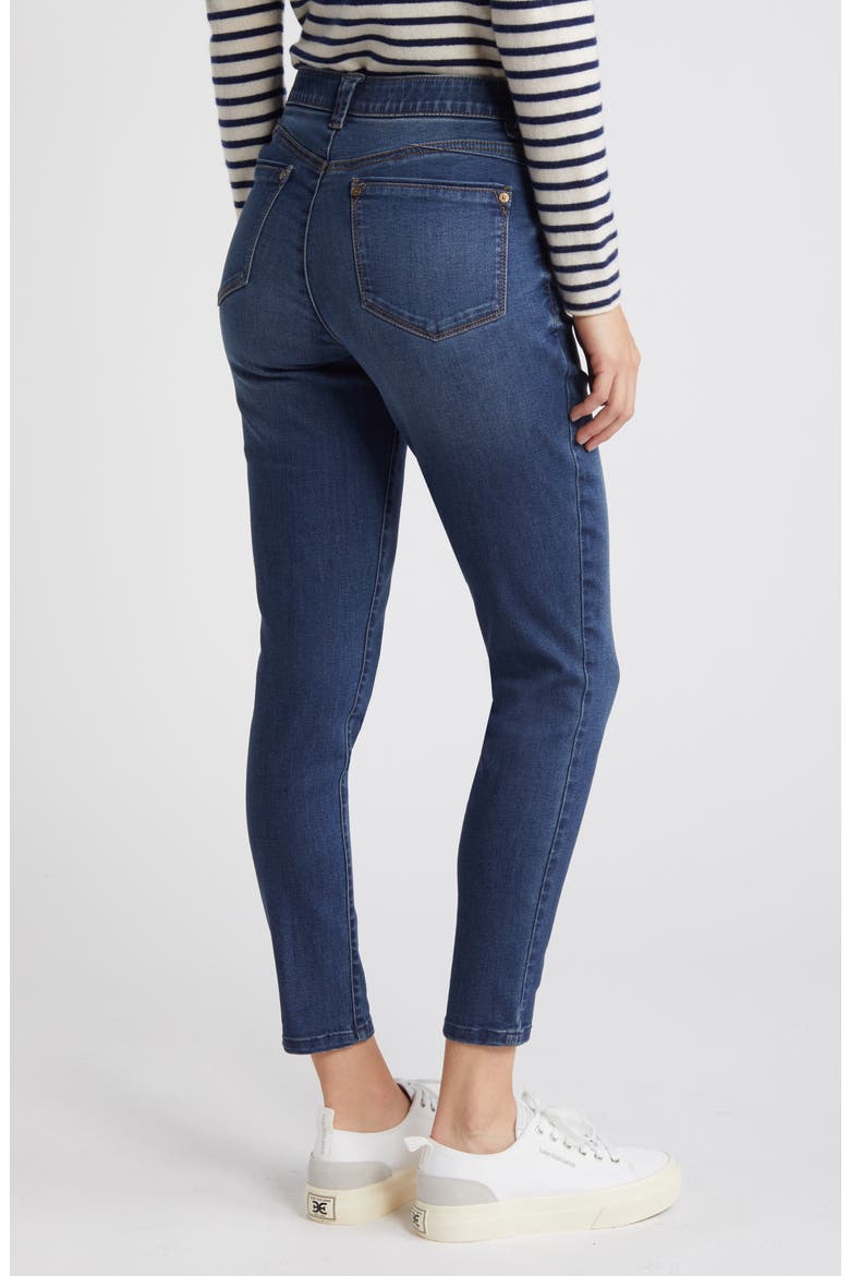'Ab'Solution Sophie Ankle Skinny Jeans, Alternate, color, BLUE