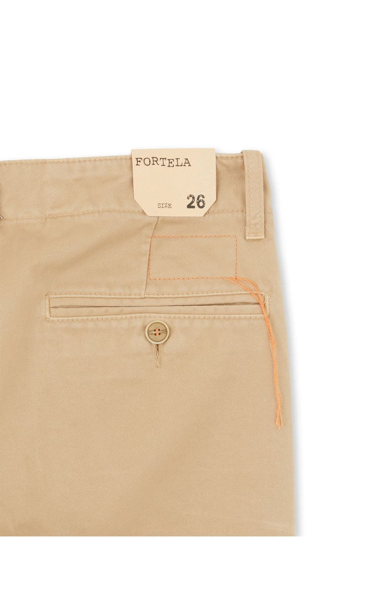 Fortela Jamiet Chino Gabardine Trousers, Alternate, color, Natural