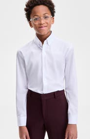 Brooks Brothers Kids' Solid Dress Shirt
