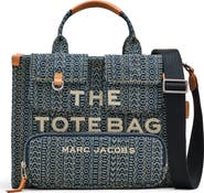 バッグ THE MONOGRAM DENIM TOTE BAG MEDIUM Marc Jacobs The Cargo Monogram Denim Medium Tote Bag | Nordstrom