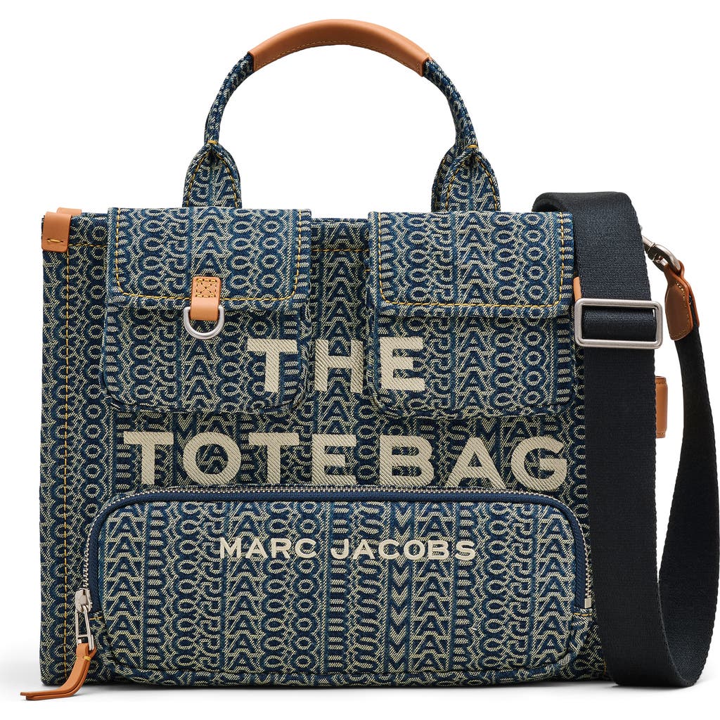 Marc Jacobs The Cargo Monogram Denim Medium Tote Bag